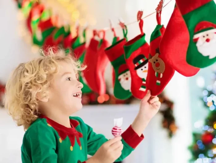 adventskalender für kinder selber nähen 24 weihnachtsstrümpfe