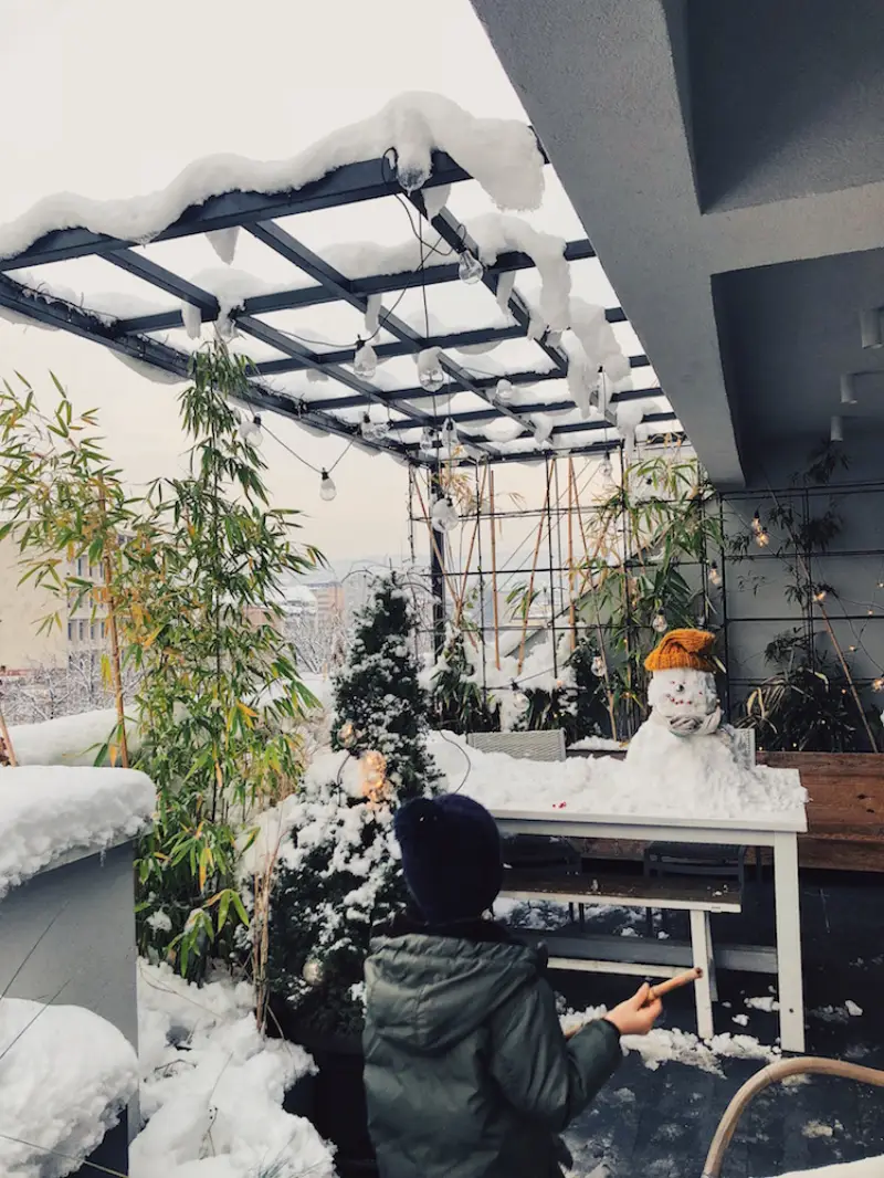 bei welcher temperatur kann ich terrasse oelen terrasse fuer den winter bereiten schneemann kind
