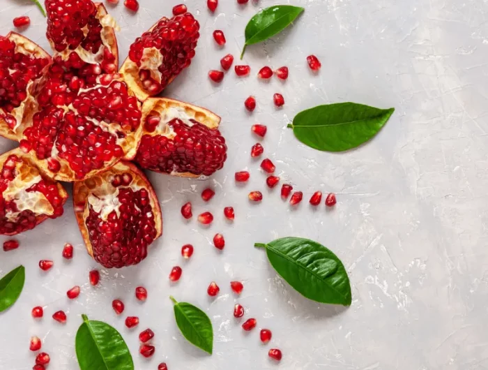 granatapfelkerne gegen altern essen anti aging foods