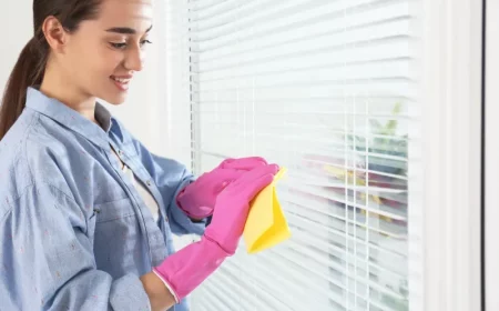 lamellenstoren aus aluminium reinigen mikrofasertuch warmes wasser reinigungsmittel