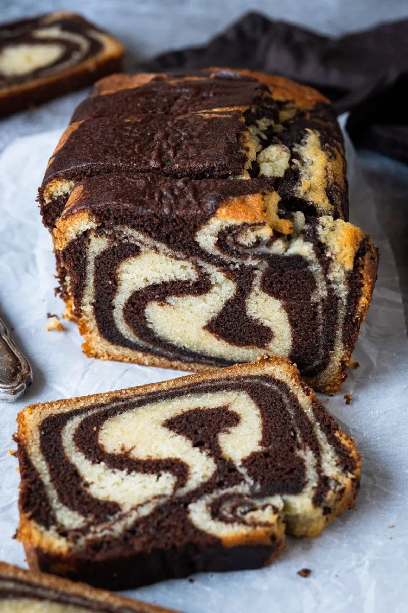 leckere backideen omas marmorkuchen saftig mit schokoladen backen