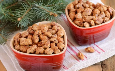 leckere snacks weihnachten gebrannte mandeln selber machen