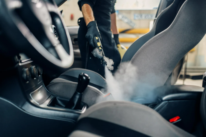 polster autositz reinigen mit dapfreiniger stoffsitze saober machen