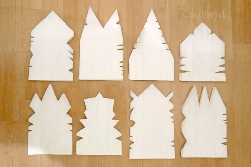weihnachtssterne aus brotpapiertueten modelle