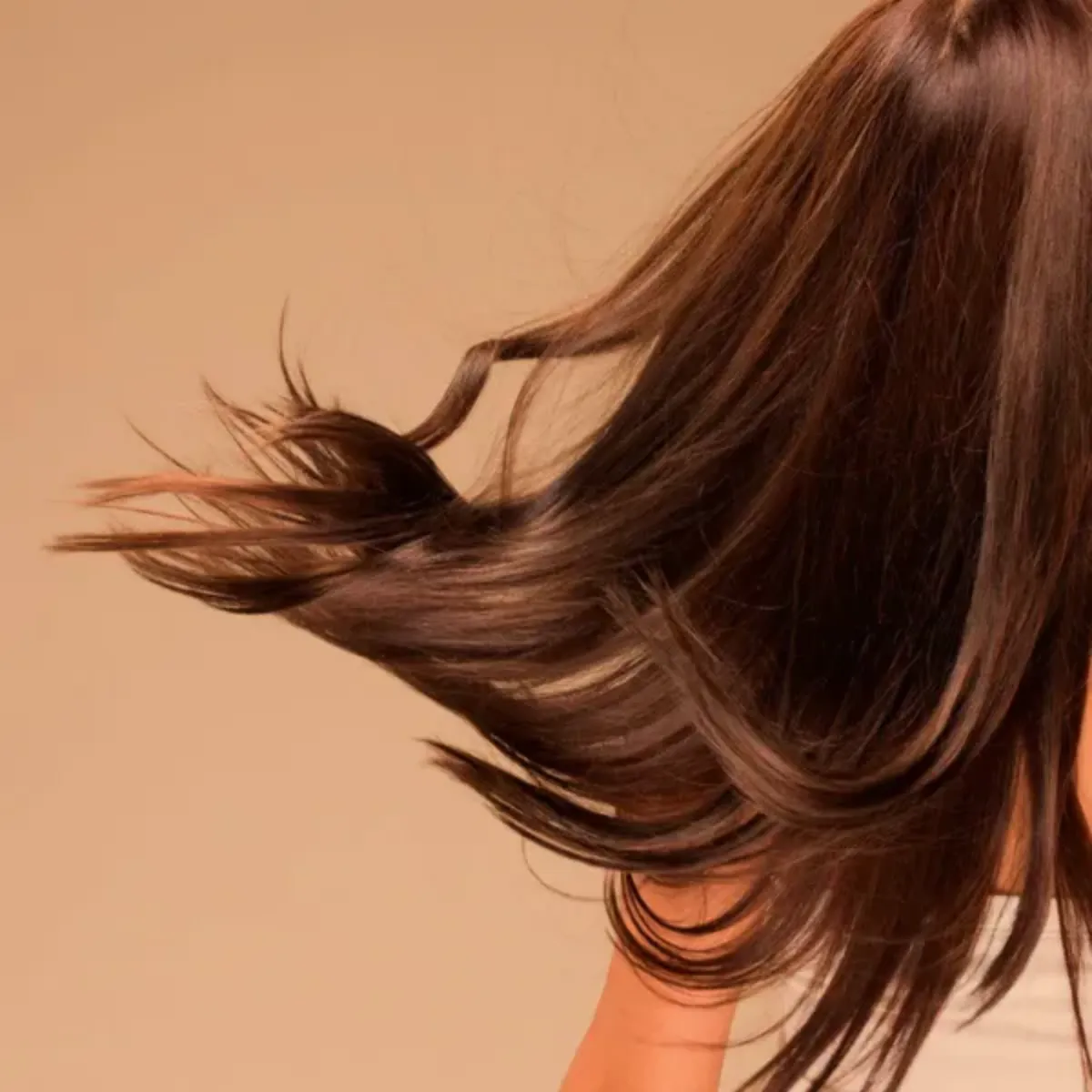 eine frau mit braunen haare und worauf deutet das braune haar hin