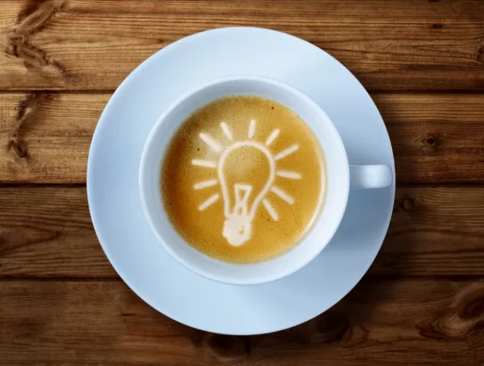 eine kaffee trinken am montag und wie die woche beginnen