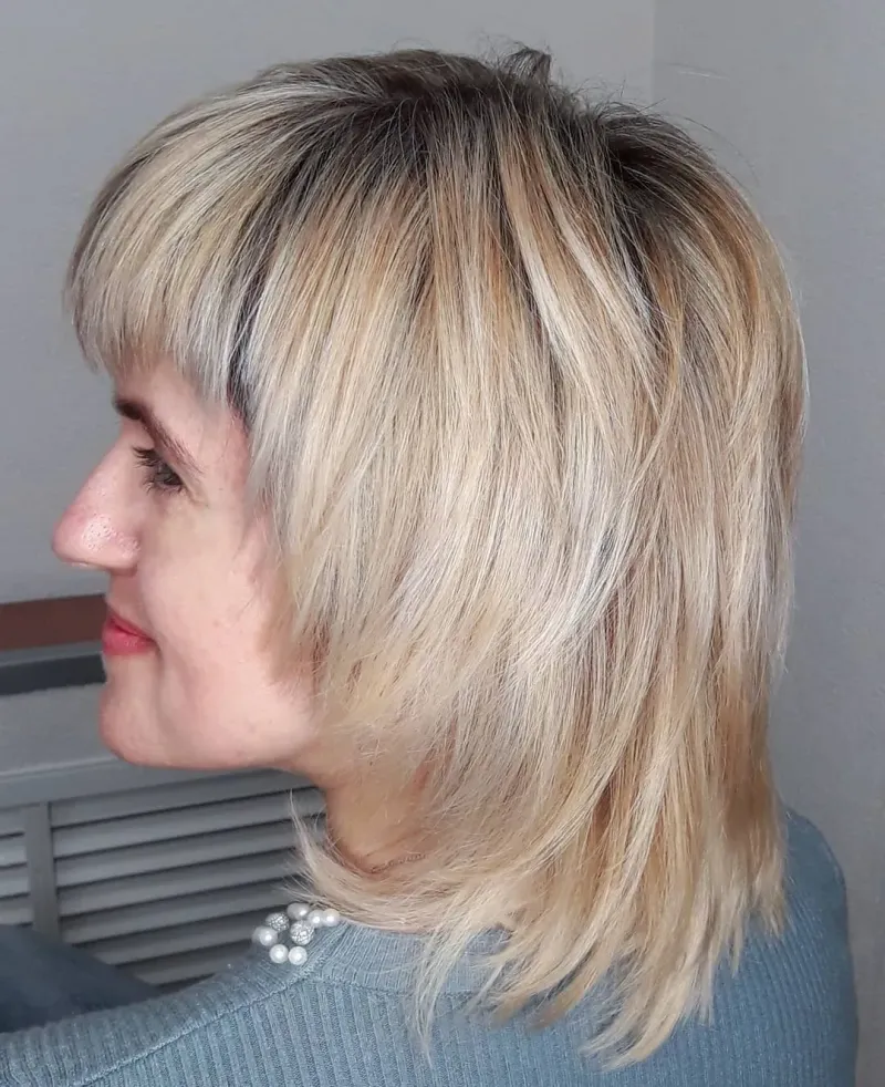 gray blending frauen ab 50 haarfarben