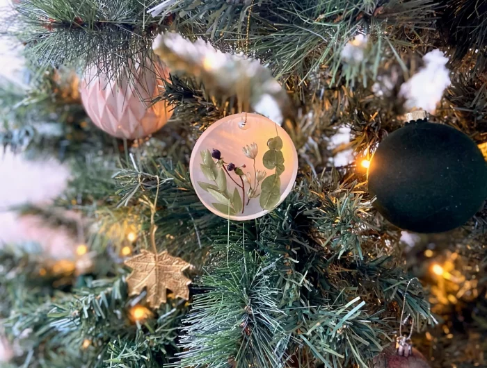 kleine weihnachtsgeschenke kollegen basteln diy vhristbaumschmuck