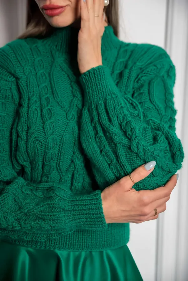 warme und breite pullovers die smaragdgruen sind