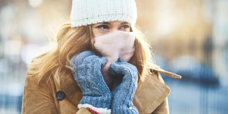 was tun gegen trockene haut im winter handschuhe tragen