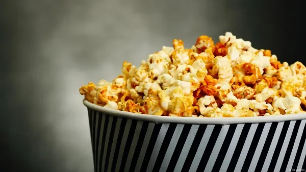 leckeres popcorn mit starkem geruch