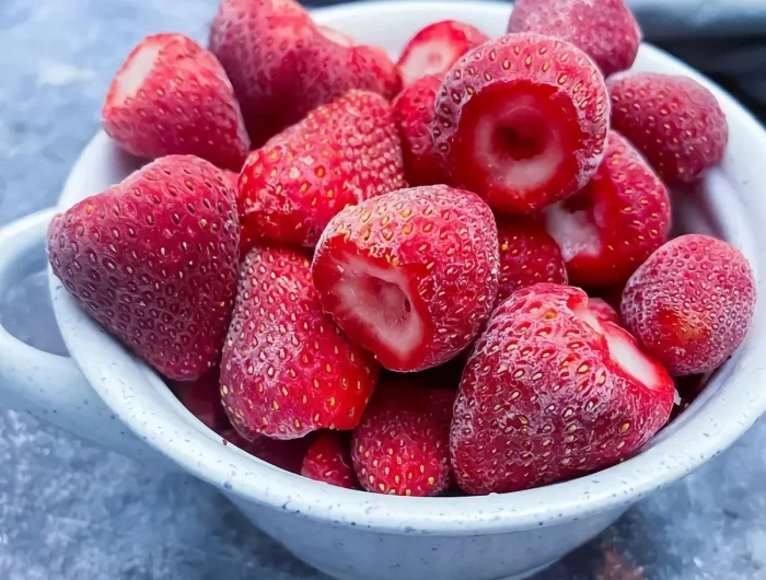 tiefgefrorene erdbeeren im winter auswählen geschmack erhalten