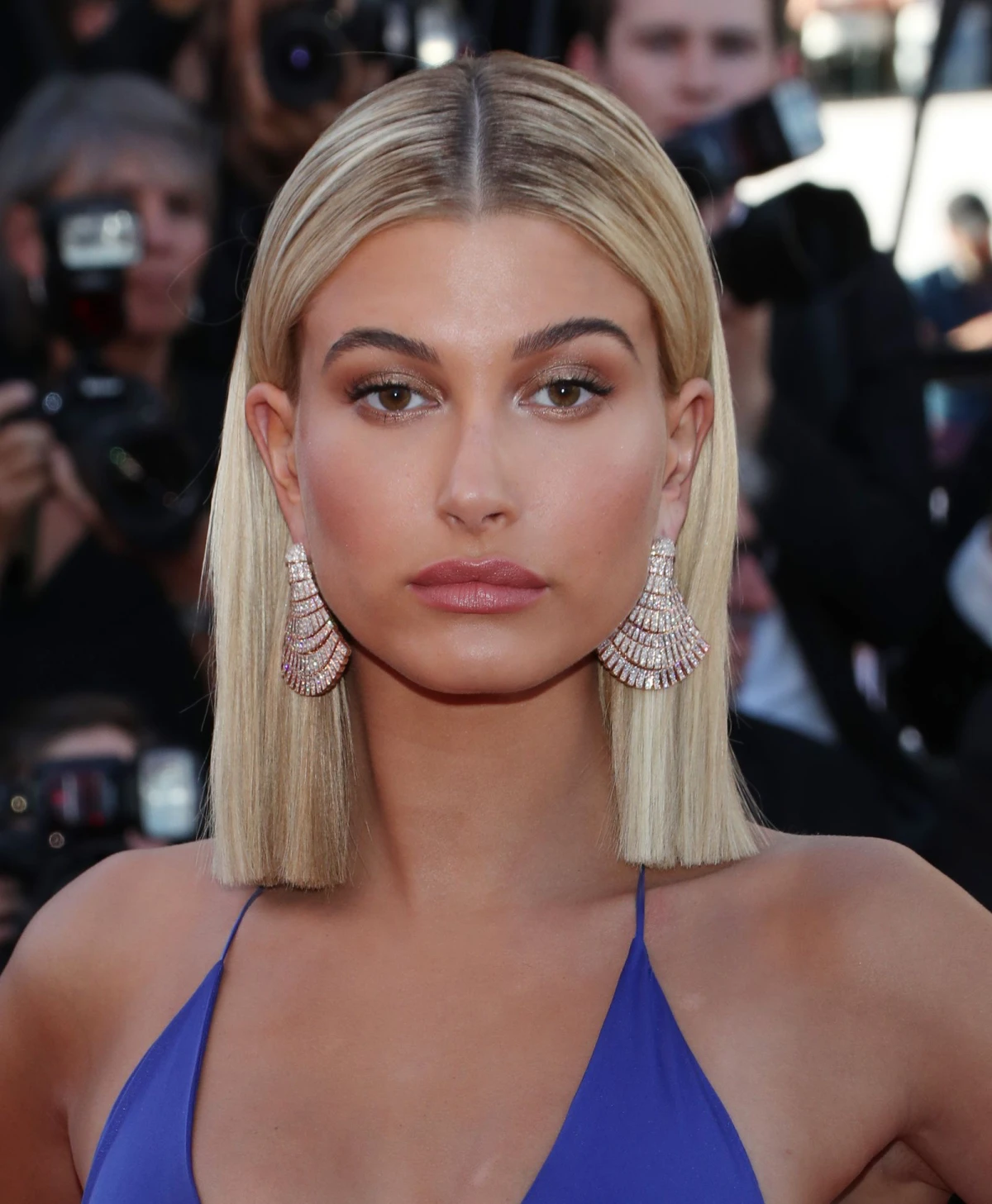 blunt bob blunt cut frisuren hailey bieber