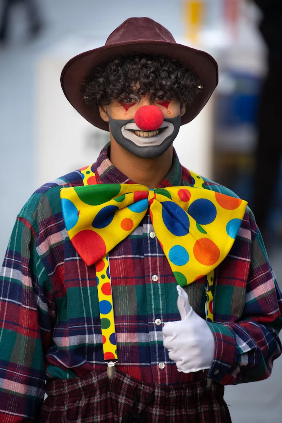 clown karneval schminke