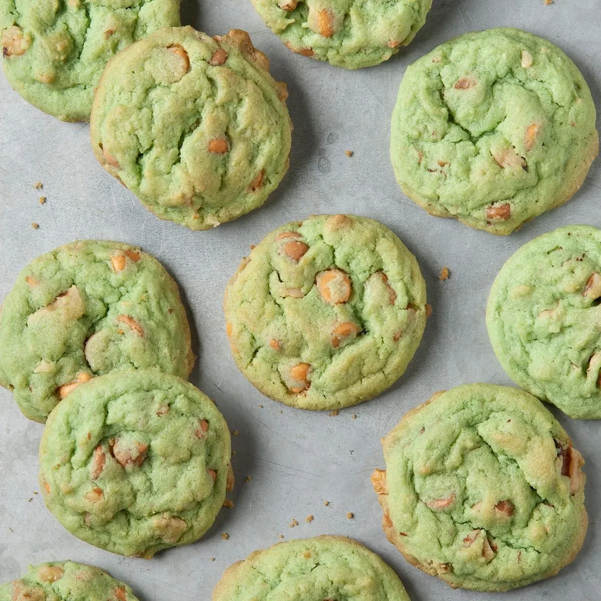 grüne kekse für den st patricks day
