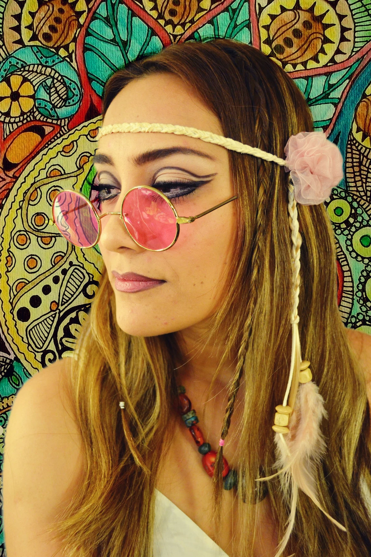 hippie girl make up