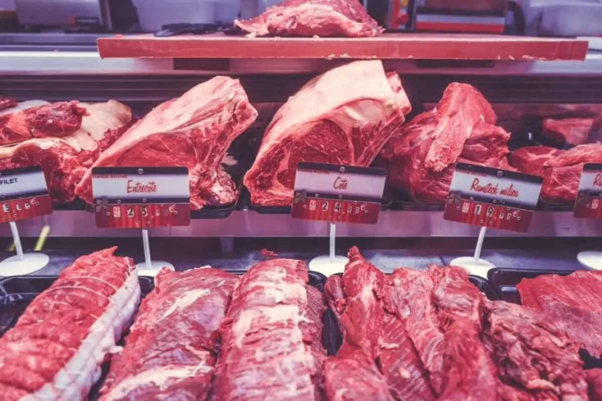 kann man aufgetautes fleisch wieder einfrieren wie sieht fleisch mit gefrierbrand aus fleisch frisches fleisch kuehlschrank im supermarkt