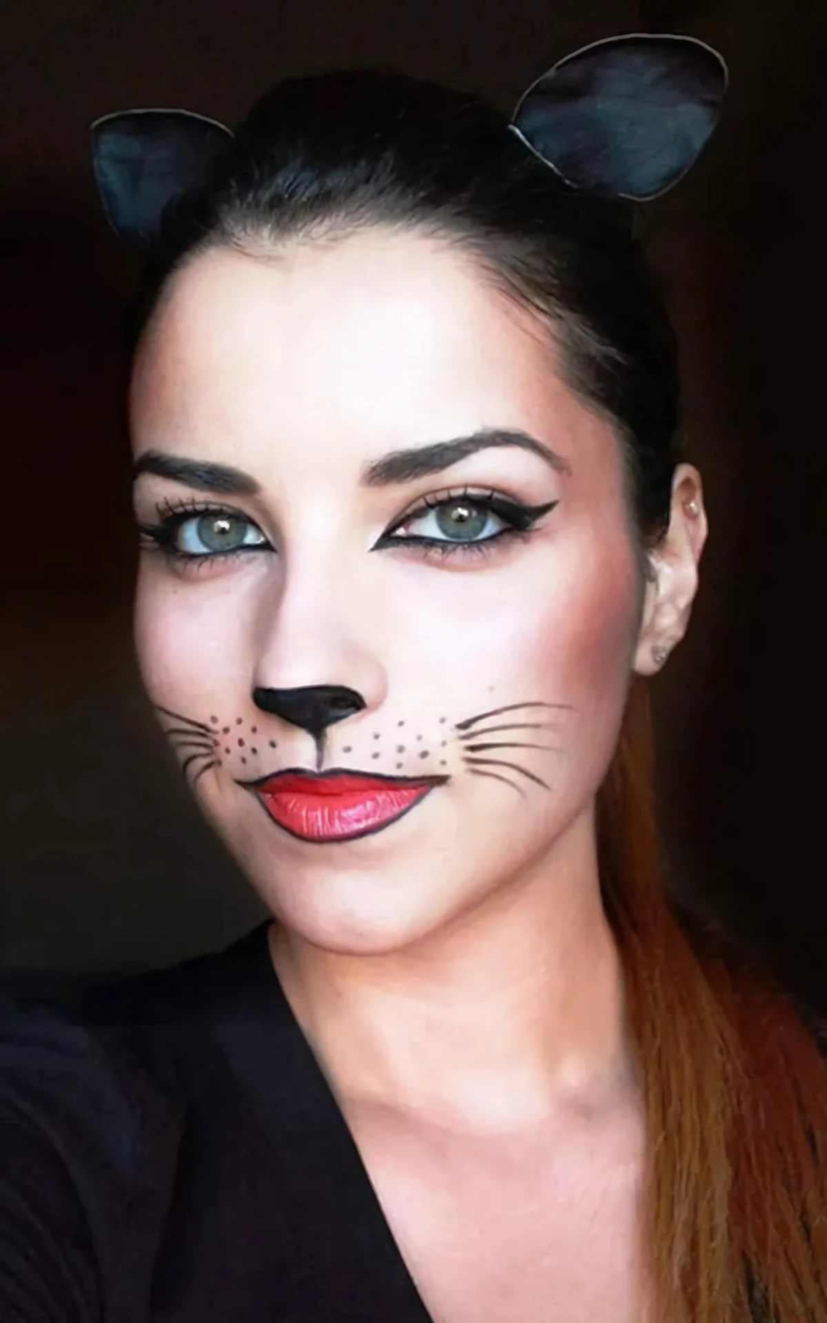 katzenschminke make up idee