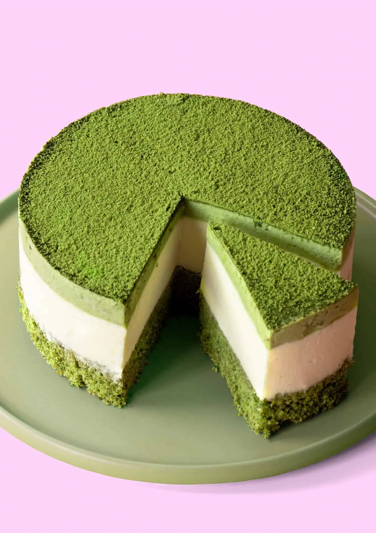 matcha mousse kuchen grüne desserts für den st patricks day