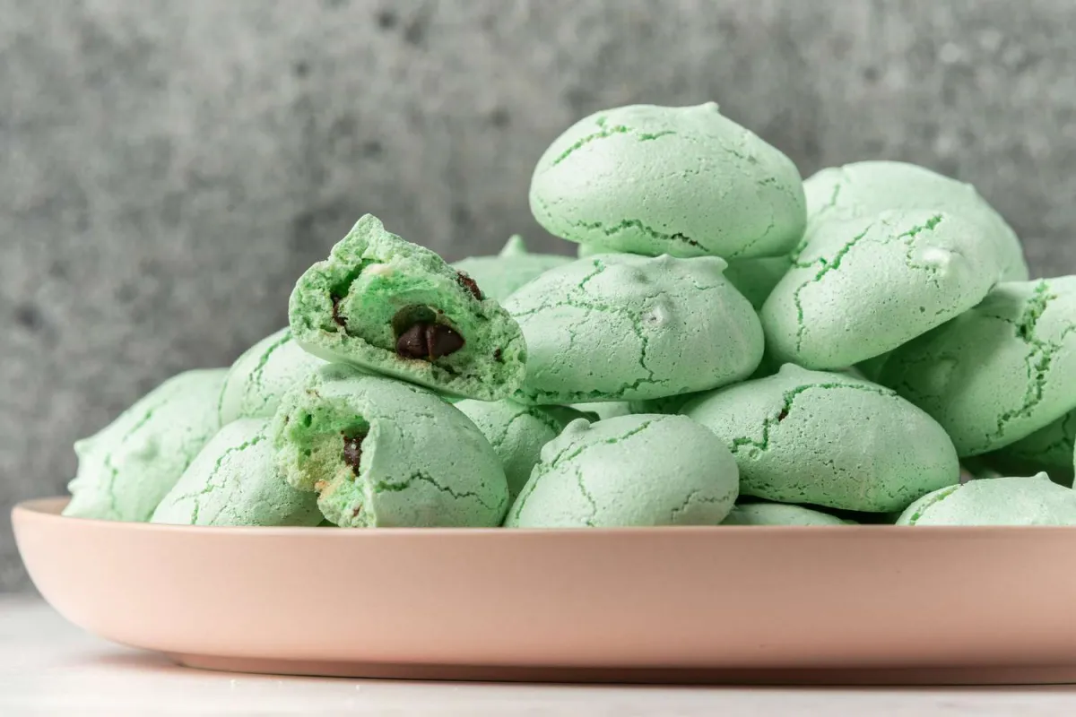 meringue rezepte für grüne desserts für den st patricks day