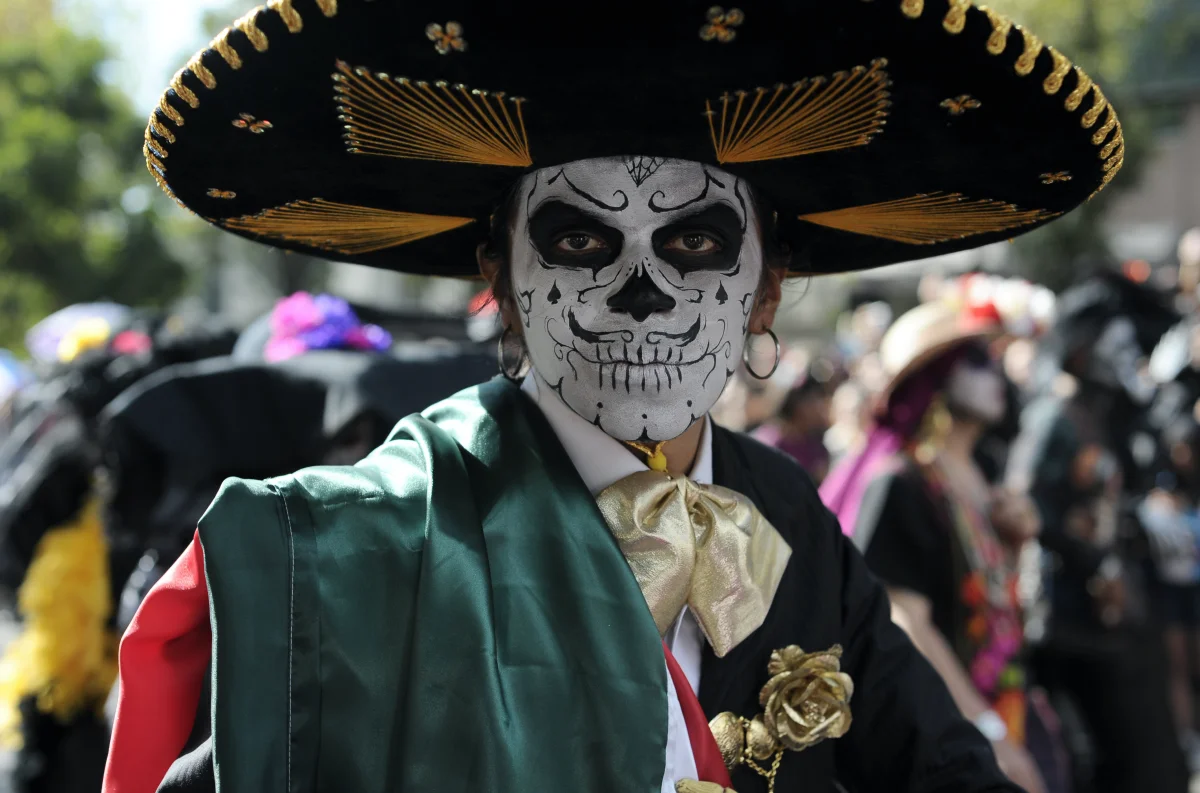 mexikanisches kostuem fasching day of the dead