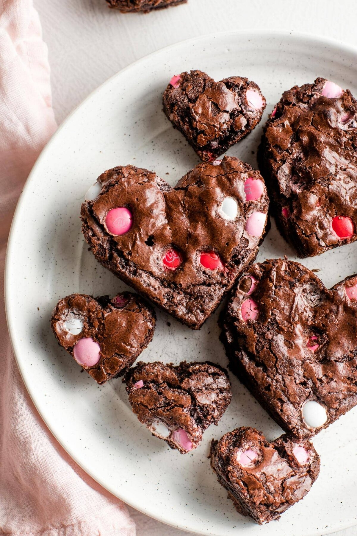 saftige schoko brownies mit m und m bonbons