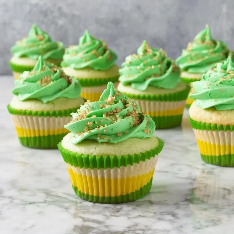 st patricks day cupcakes grüne desserts rezepte