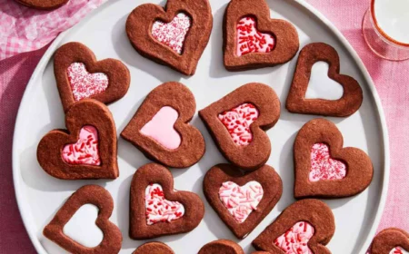 valentinstag kekse rezept mit kakao herzkekse