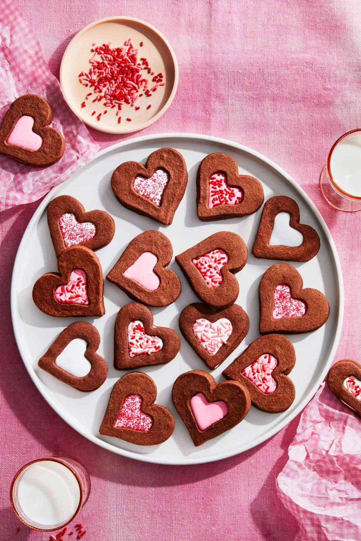valentinstag kekse rezept mit kakao herzkekse
