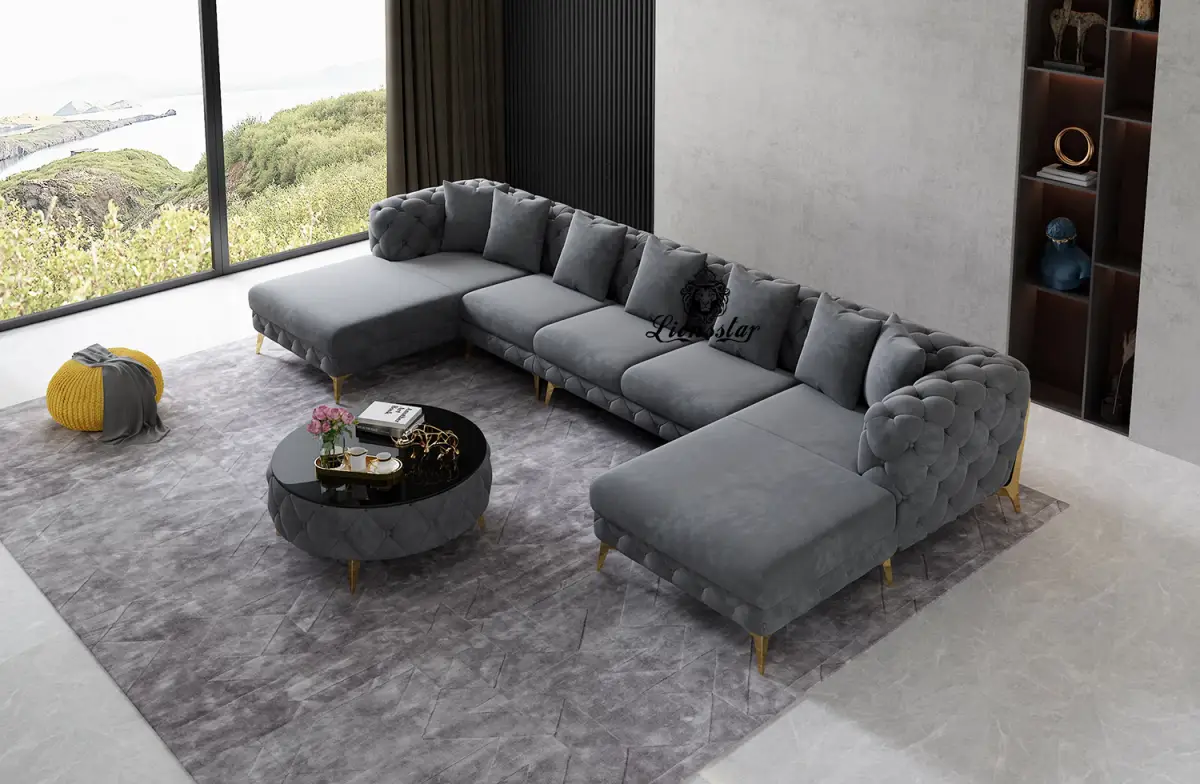 welche farbe fuer wohnzimmer ist modern sofa u form grau runder kaffeetisch grauer teppich