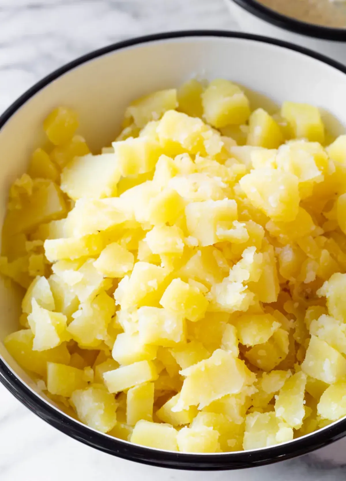kartoffeln in viertel schneiden kartoffelsalat rezept