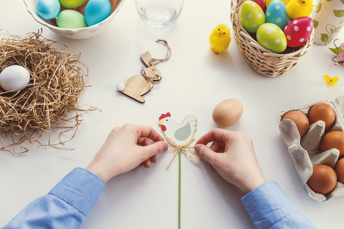 osterdekoration ideen zum basteln