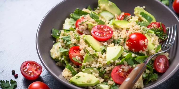 quiona salad porridge einfaches rezept
