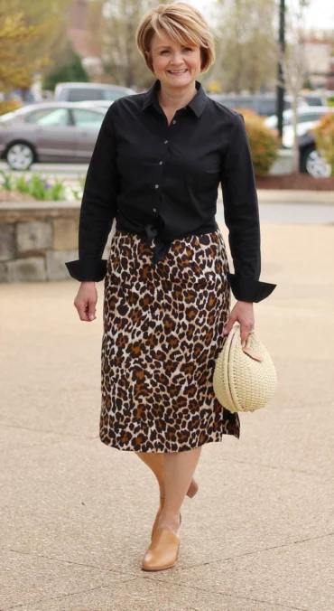 welche roecke fuer welche figur a linie rock animal print