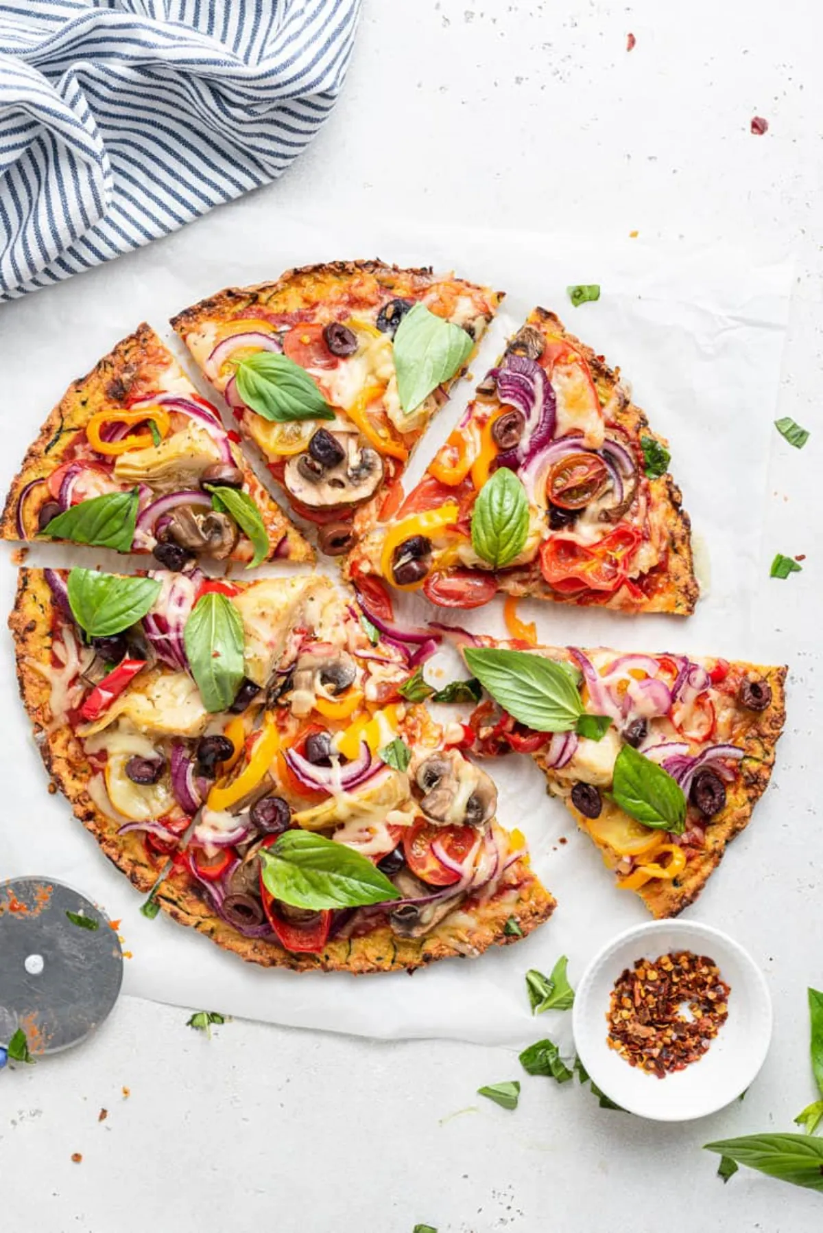 zucchini pizza pizzateig-alternativen gesund