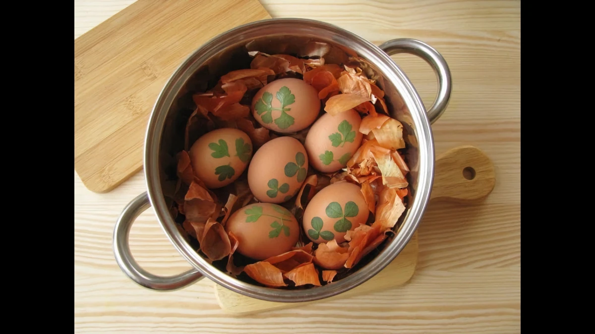 zwiebel und eier zusammen kochen