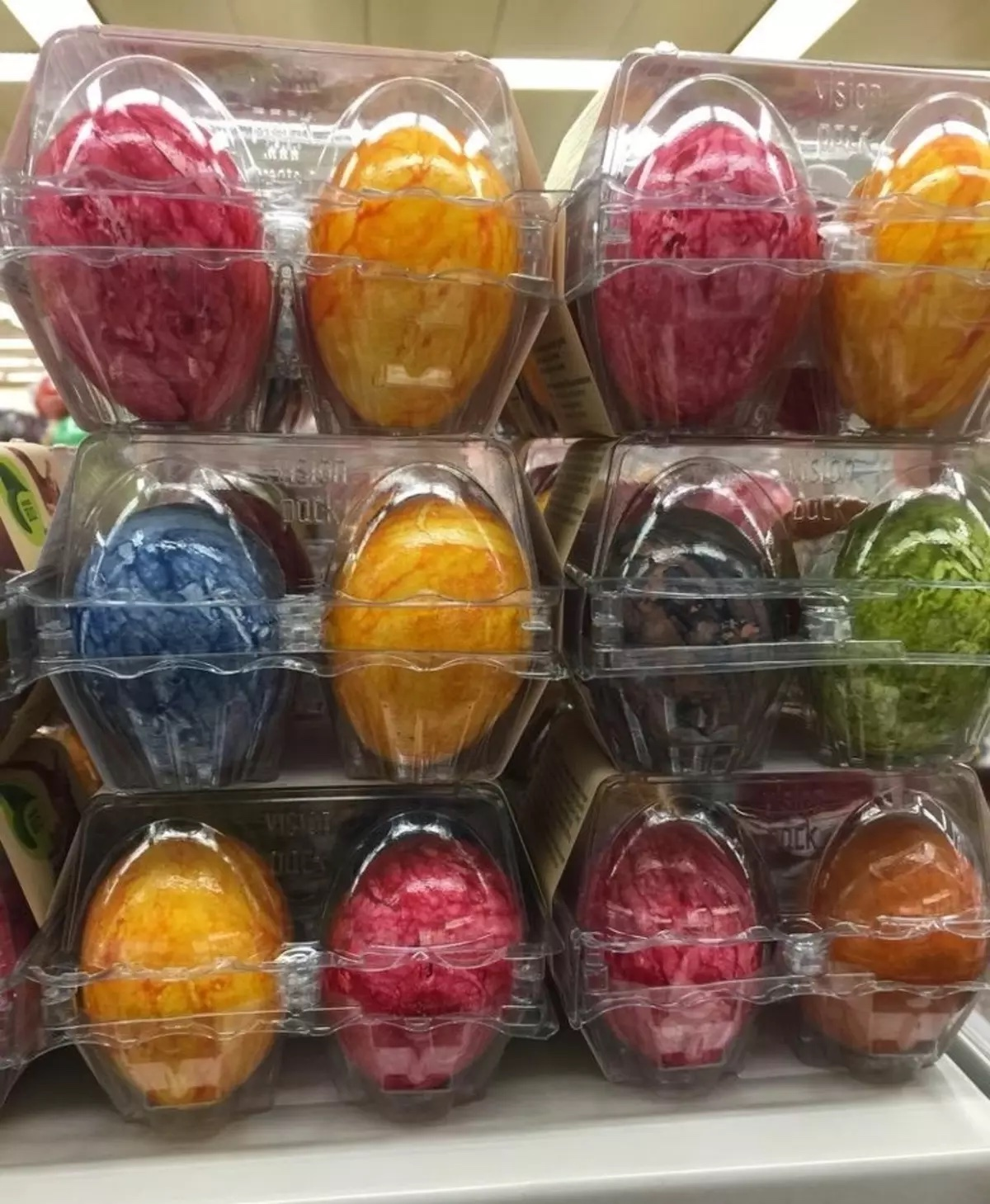 bunte eier vom supermarkt achtung tierleid