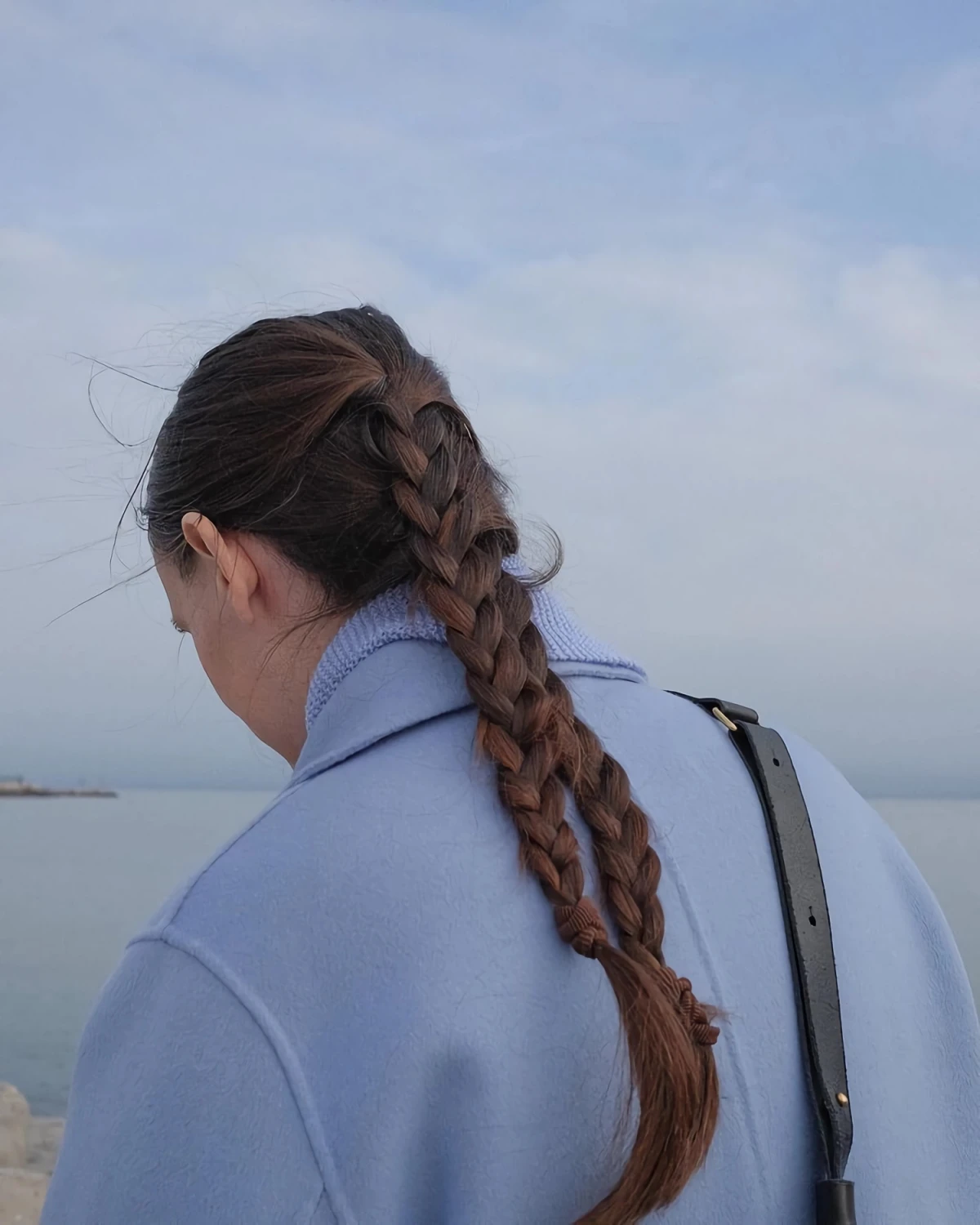 doppelter zopf alltagsfrisur lange haare