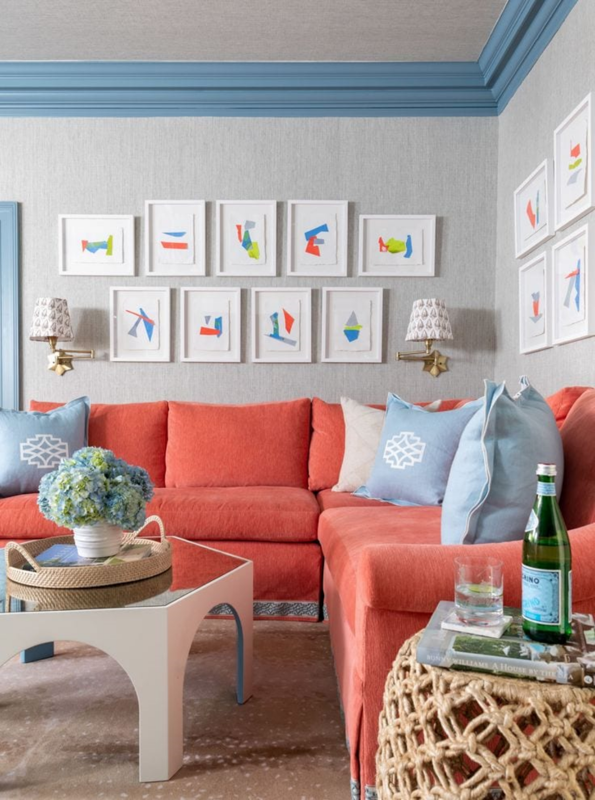ein wohnzimmer einrichten mit farben warme helle wandfarben