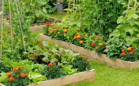 gartenbeete bepflanzen gemüse und blumen kombinieren