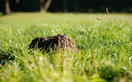 maulwuerfe im garten vertreiben erdhaufen im rasen