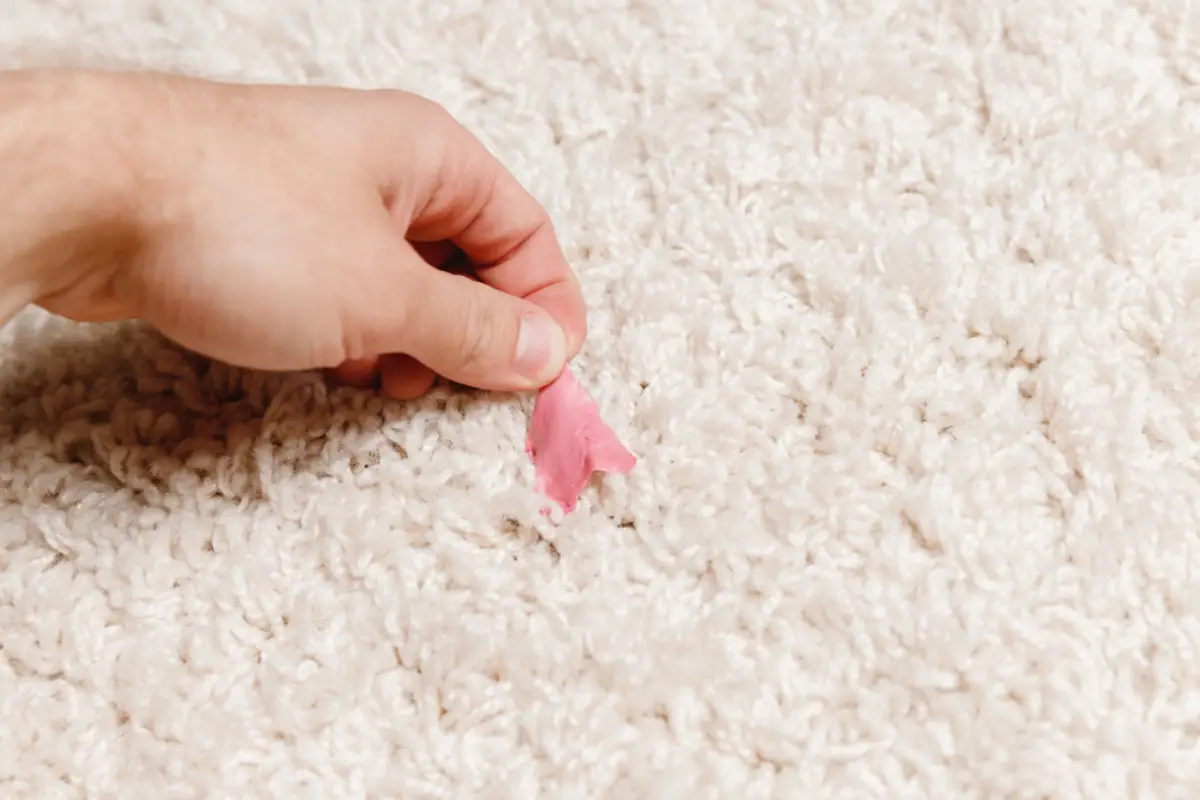 wie bekomme ich kaugummi aus dem teppich raus rosa kaugummi auf weissem teppich