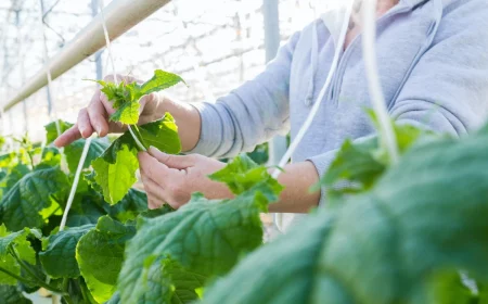 ausgeizen und nachschneiden von gurken