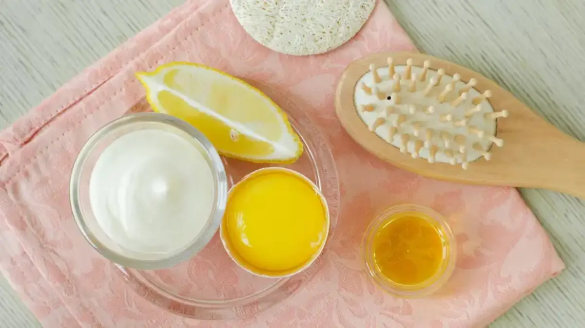 eierschalen pulverisieren haarmaske mit eierschalen machen