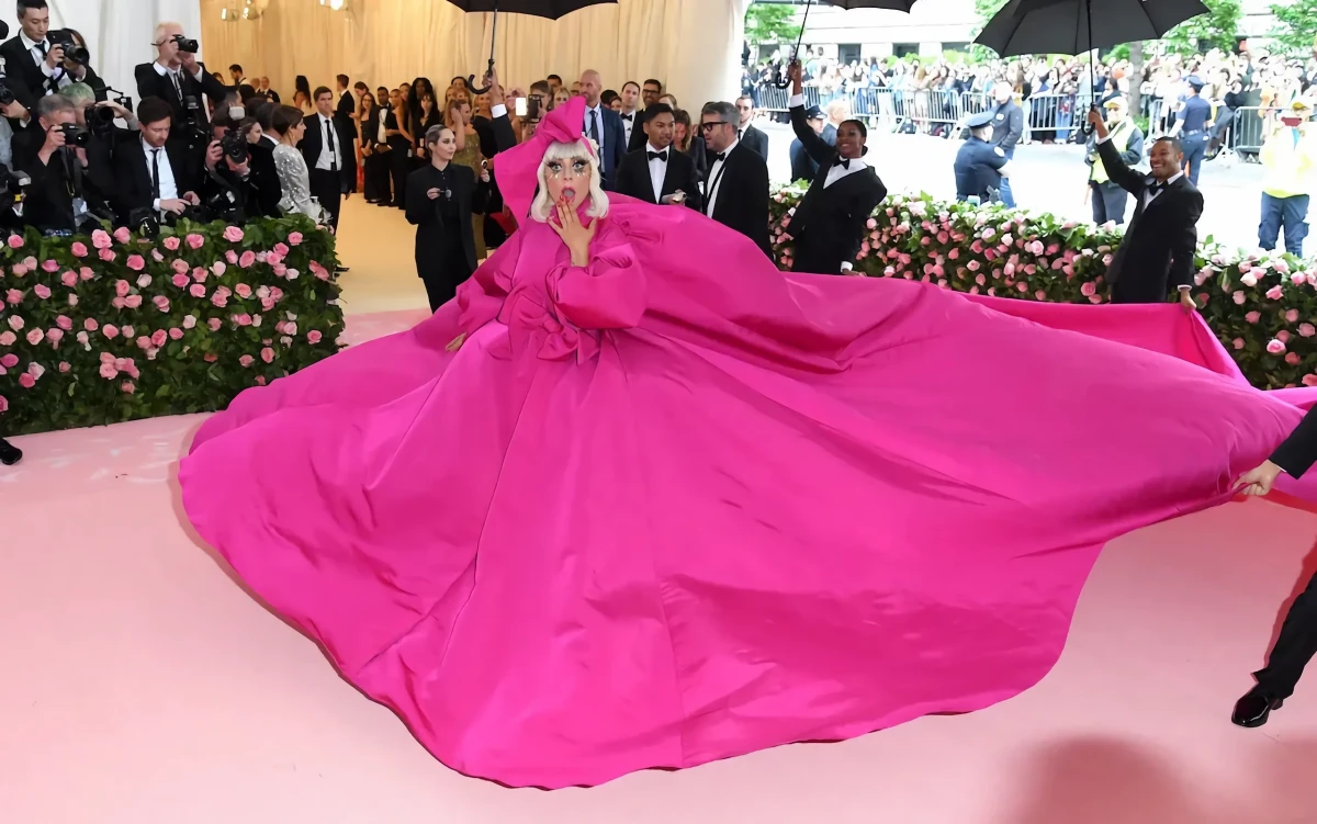 lady gaga met gala camp dress