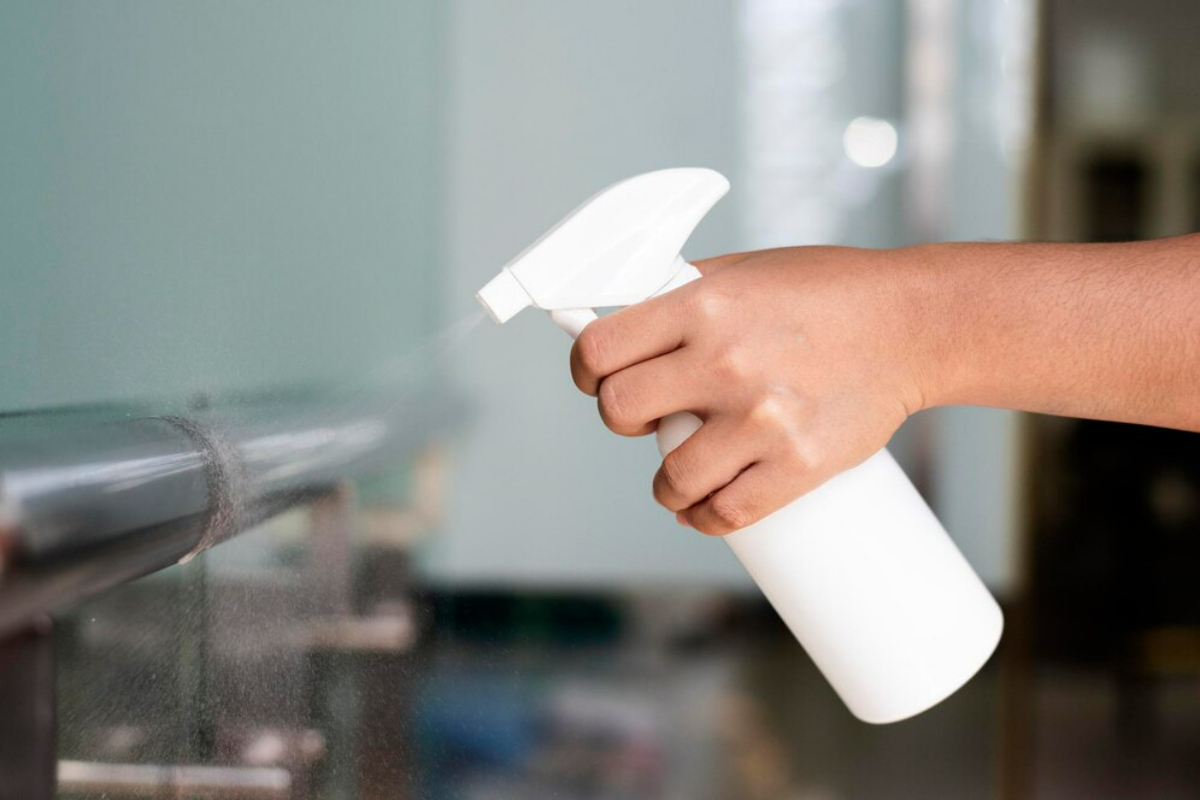 reinigungsmittel selber machen selbstgemachtes reinigungsspray mit bleiche