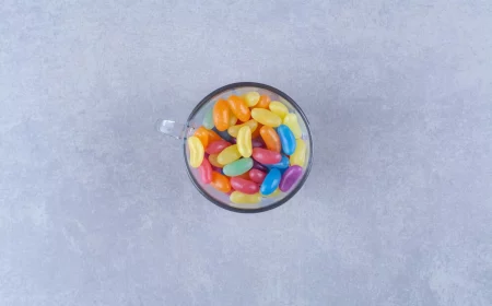 selbstgemachte bonbons mit melatonin geleebonbons in bunten farben
