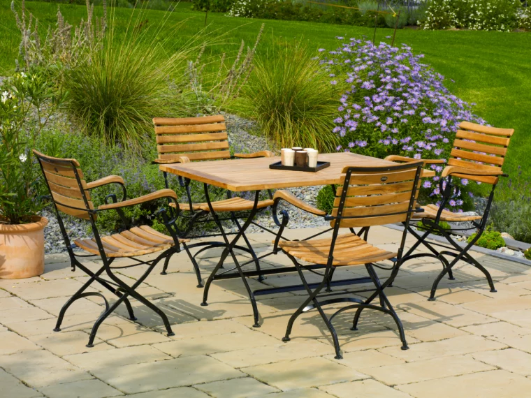 welche gartenmoebel halten am laengsten schmiedeisen metal und holz