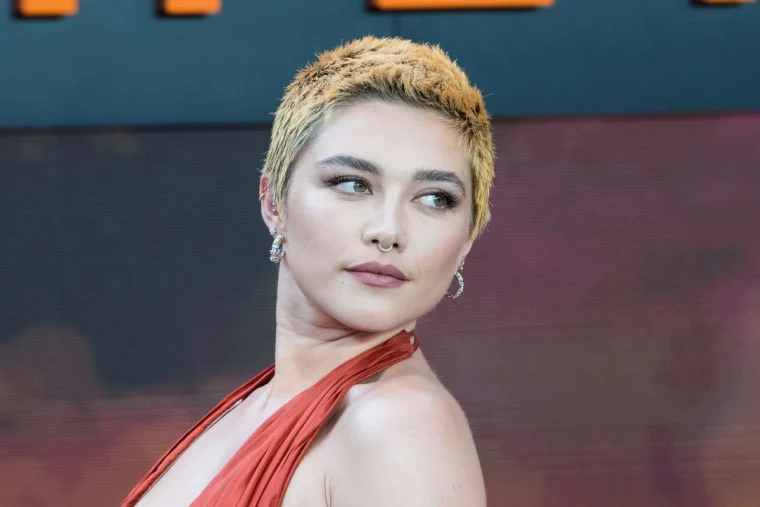 buzz cut florence pugh getty images