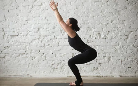 der stuhl yoga pose zum abnehmen konzentration boosten